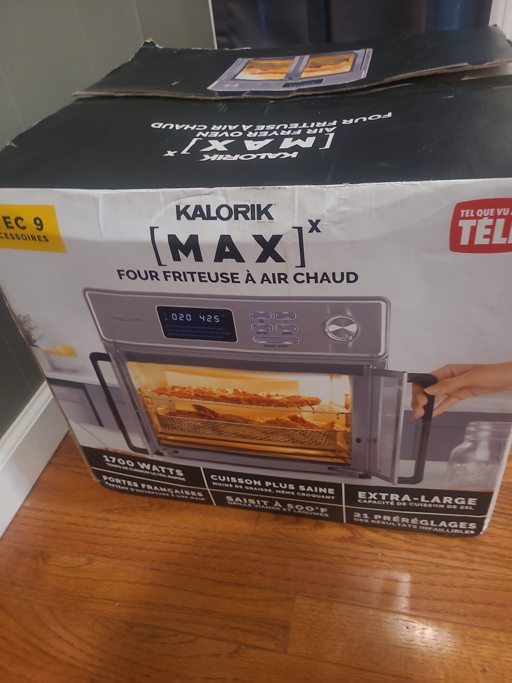 KALORIK MAX Air Fryer Oven - Stainless Gray - Picture 2 of 8
